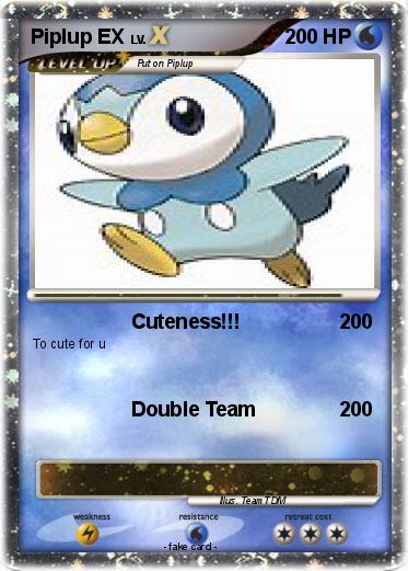 Pokemon Piplup EX