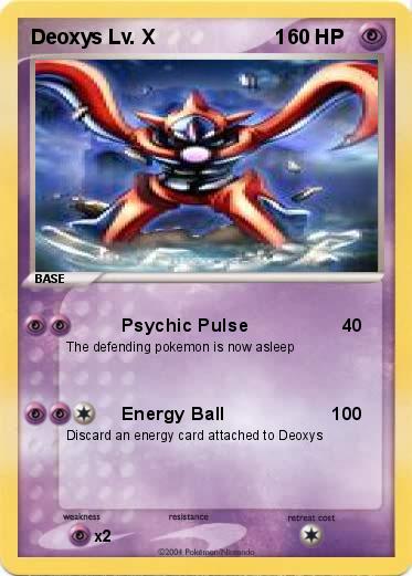 Pokemon Deoxys Lv. X                     1