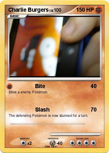 Pokemon Charlie Burgers