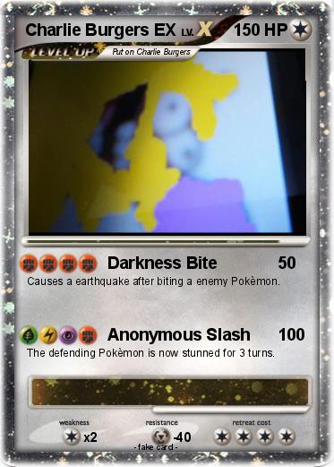 Pokemon Charlie Burgers EX