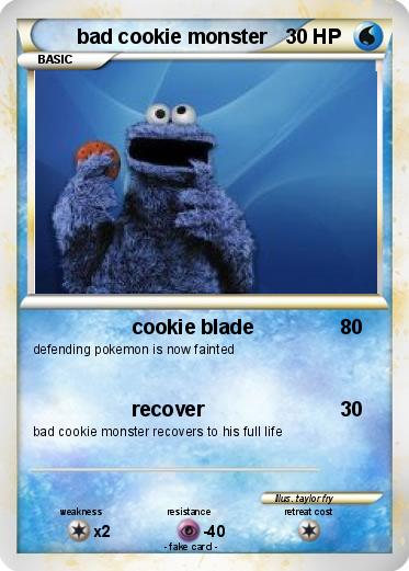 Pokemon bad cookie monster