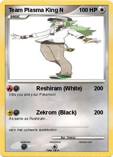 Pokemon Team Plasma King N