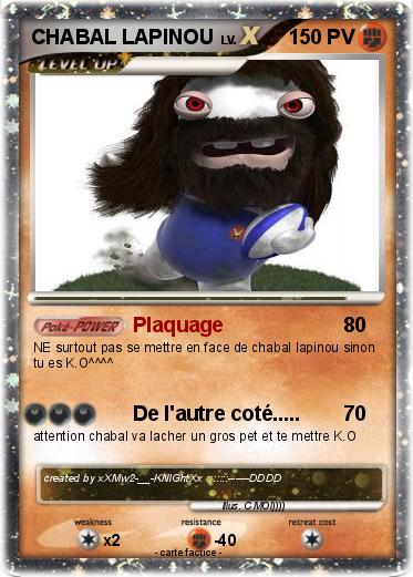 Pokemon CHABAL LAPINOU