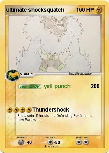 Pokemon ultimate shocksquatch