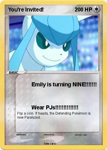 Pokemon You're Invited!