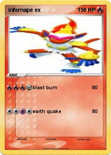 Pokemon infernape ex