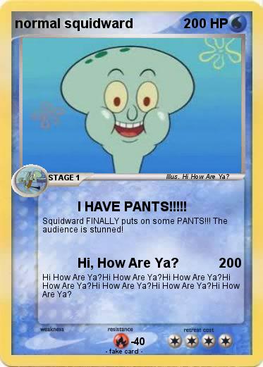 Pokemon normal squidward