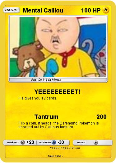 Pokemon Mental Calliou