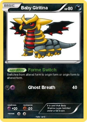 Pokemon Baby Giritina