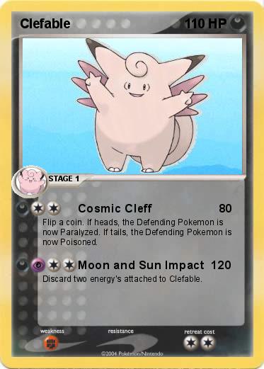 Pokémon Clefable - Cosmic Cleff - My Pokemon Card