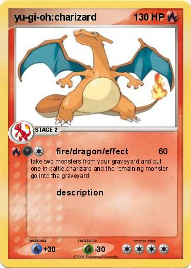 Pokemon yu-gi-oh:charizard