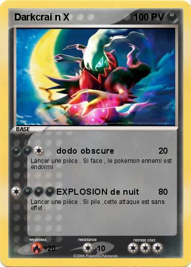 Pokemon Darkcrai n X