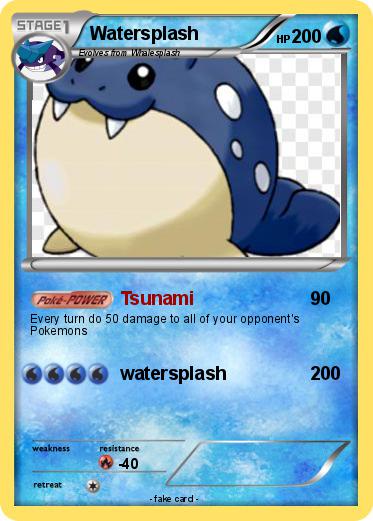 Pokemon Watersplash