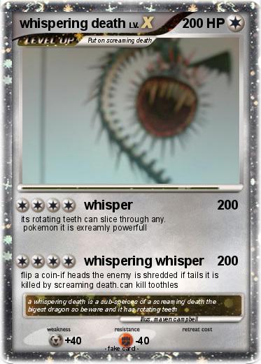 Pokemon whispering death