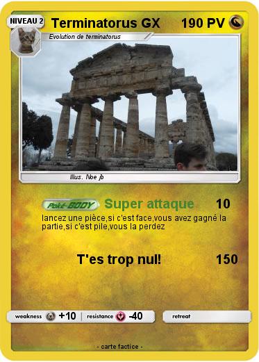Pokemon Terminatorus GX