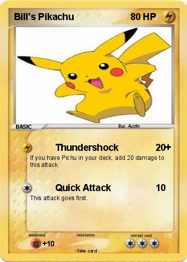 Pokemon Bill's Pikachu