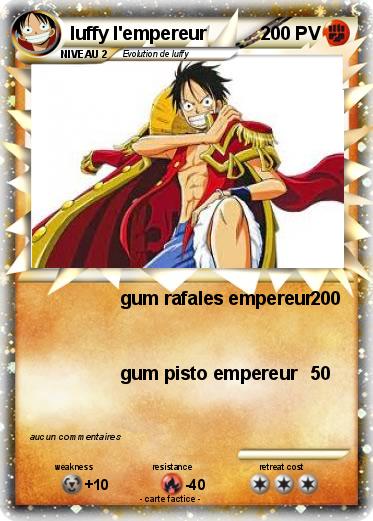Pokemon luffy l'empereur