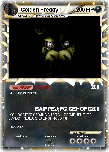 Pokemon Golden Freddy
