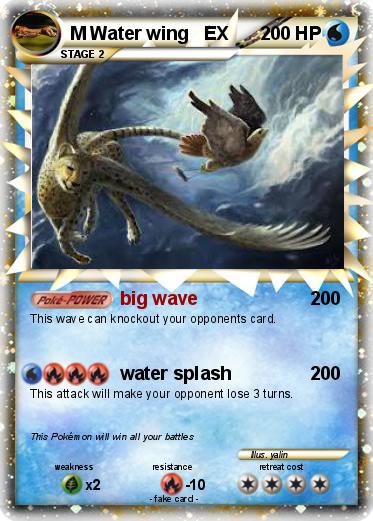 Pokemon M Water wing   EX