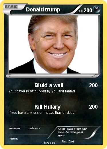 Pokemon Donald trump