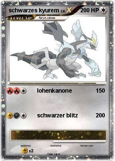 Pokemon schwarzes kyurem