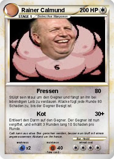 Pokemon Rainer Calmund