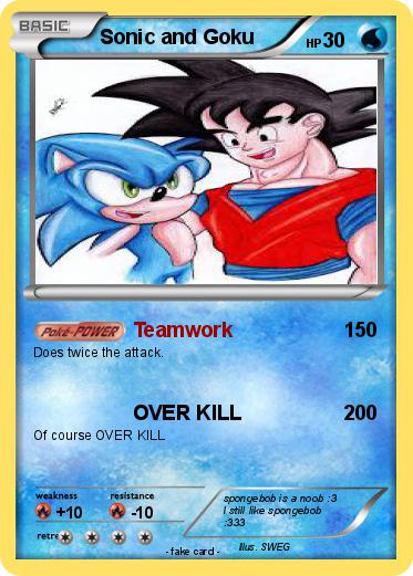 Pokemon Sonic and Goku