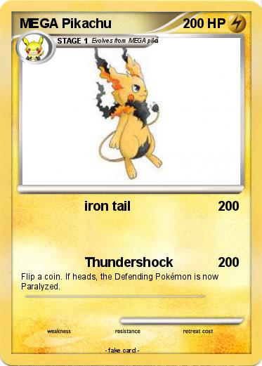 Pokemon MEGA Pikachu