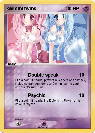 Pokemon Gemini twins