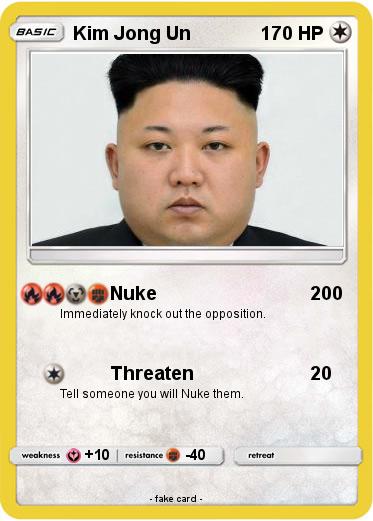 Pokemon Kim Jong Un