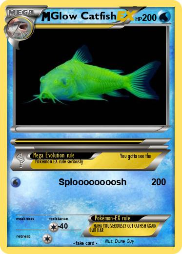 Pokemon Glow Catfish