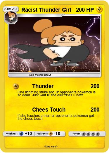 Pokemon Racist Thunder Girl