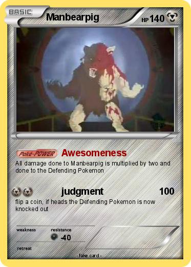 Pokemon Manbearpig