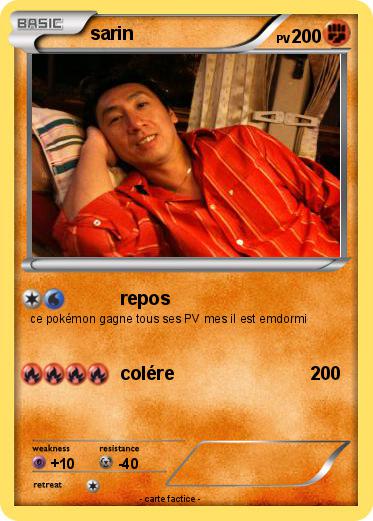 Pokemon sarin