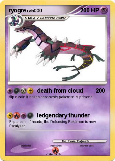 Pokemon ryogre