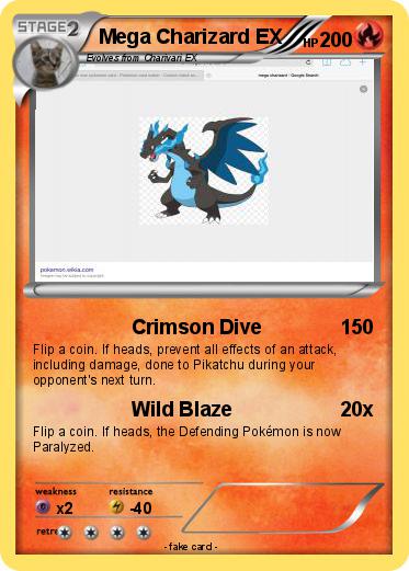 Pokemon Mega Charizard EX