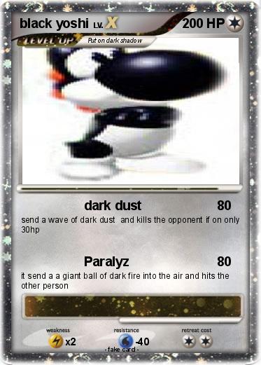 Pokemon black yoshi