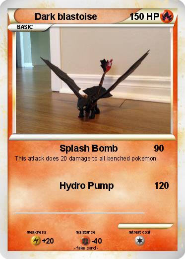 Pokemon Dark blastoise