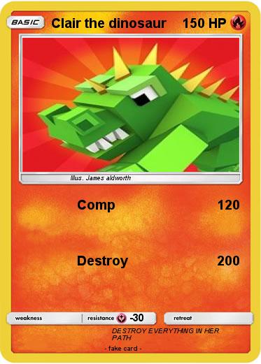 Pokemon Clair the dinosaur