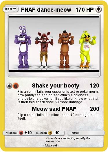 Pokemon FNAF dance-meow
