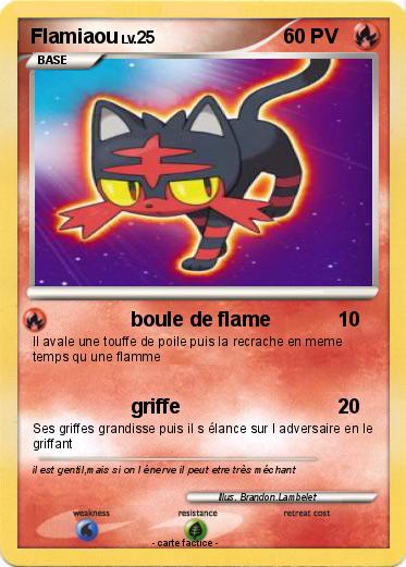 Pokemon Flamiaou