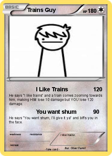 Pokemon Trains Guy