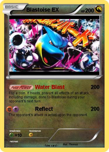 Pokemon Blastoise EX