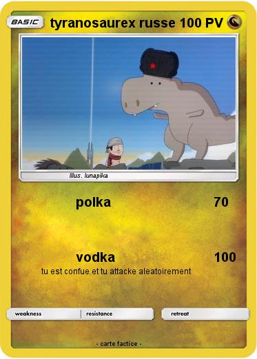 Pokemon tyranosaurex russe