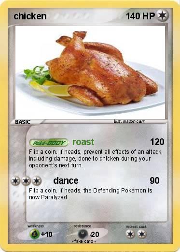 Pokemon chicken