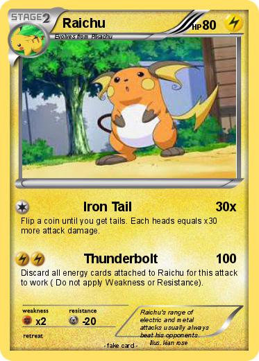 Pokemon Raichu