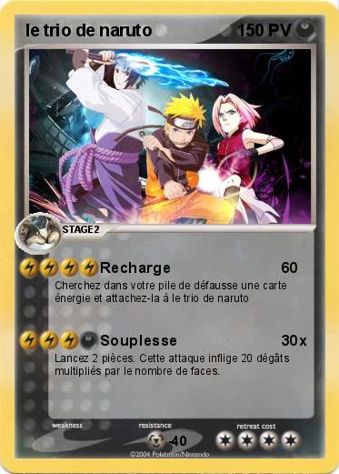 Pokemon le trio de naruto