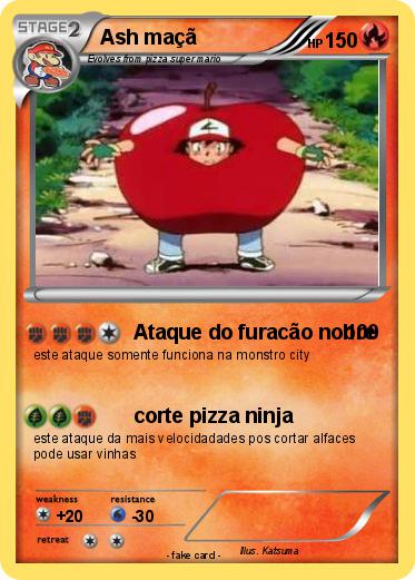 Pokemon Ash maçã