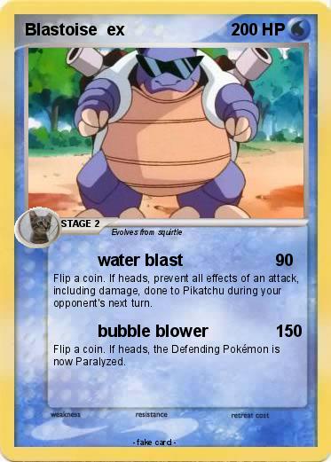 Pokemon Blastoise  ex