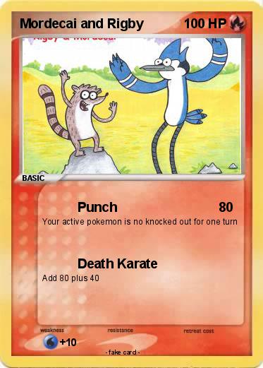 Pokemon Mordecai and Rigby